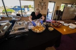 Pic of The Ribber Catering Grand Junction Buffet Preperation