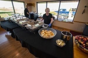 Pic of The Ribber Catering Grand Junction CO Buffet Preperation